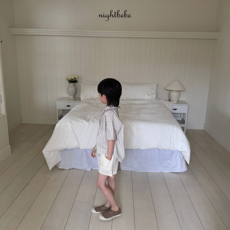 Night Bebe - Korean Baby Fashion - #smilingbaby - Striped Lua Shirt - 11