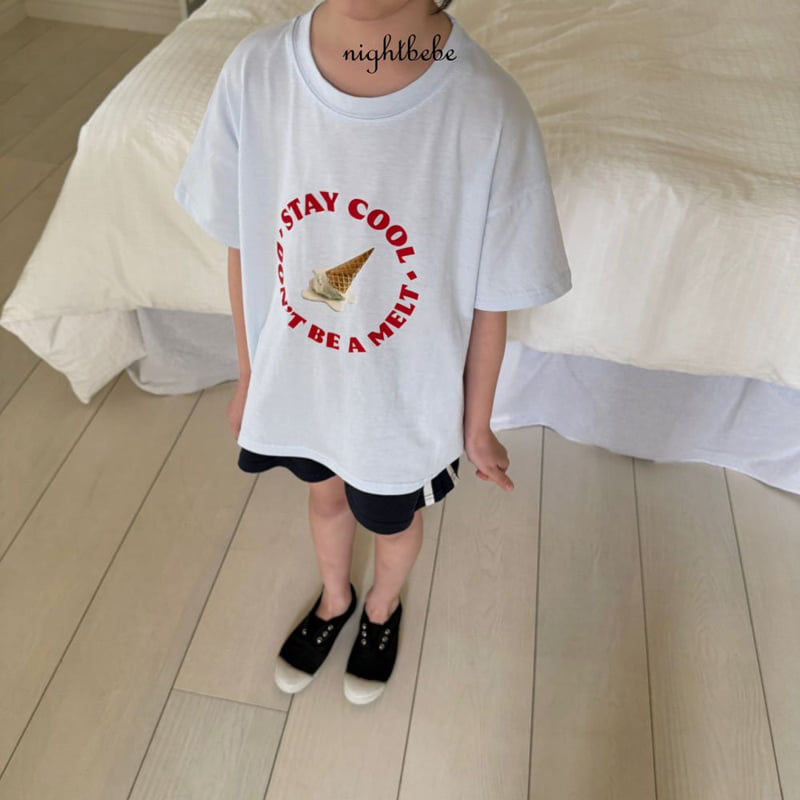 Night Bebe - Korean Baby Fashion - #smilingbaby - Ice Cream Short Sleeve Tee - 9