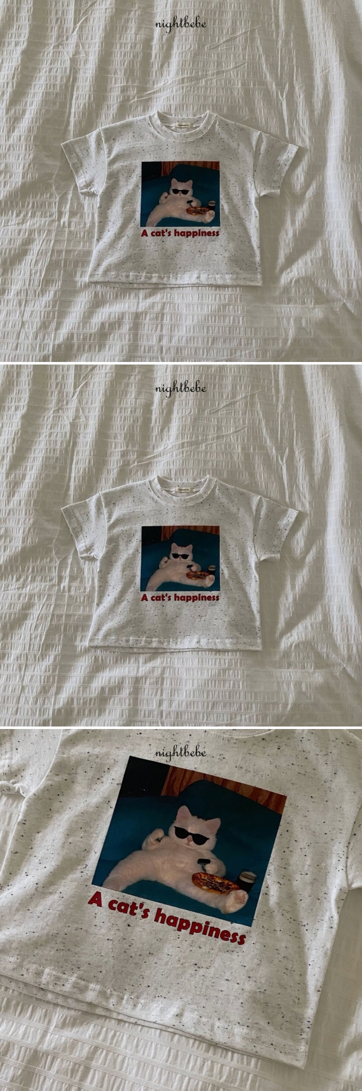 Night Bebe - Korean Women Fashion - #momslook - Adult Cat Tee