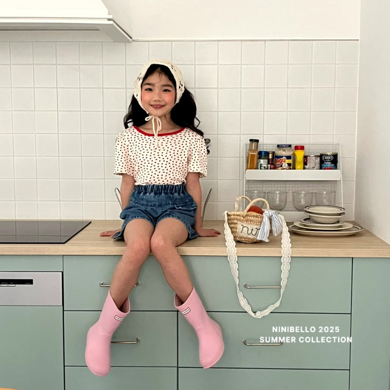 Ninibello - Korean Children Fashion - #Kfashion4kids - Berry Bloom Tee - 12