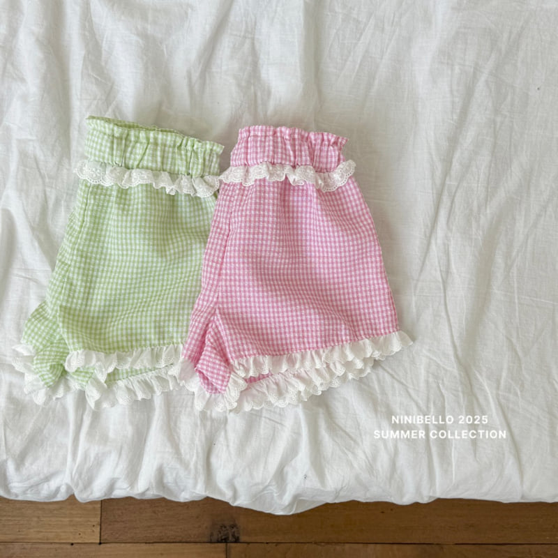Ninibello - Korean Children Fashion - #Kfashion4kids - Juicy Check Pants - 6