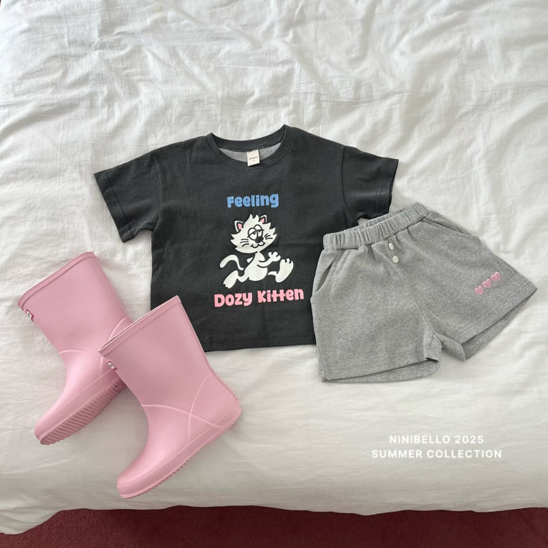 Ninibello - Korean Children Fashion - #Kfashion4kids - Dodge Kitten Tee - 8