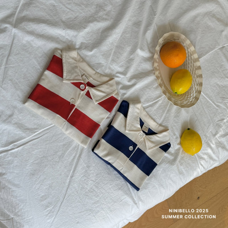 Ninibello - Korean Children Fashion - #Kfashion4kids - Dipping Rugby Tee - 7