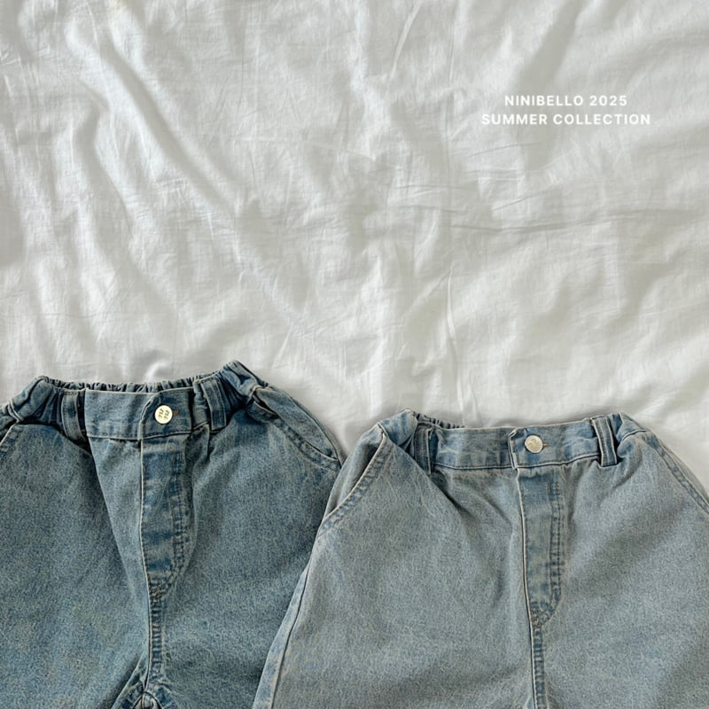Ninibello - Korean Children Fashion - #kidzfashiontrend - Vintage Denim Pants - 4
