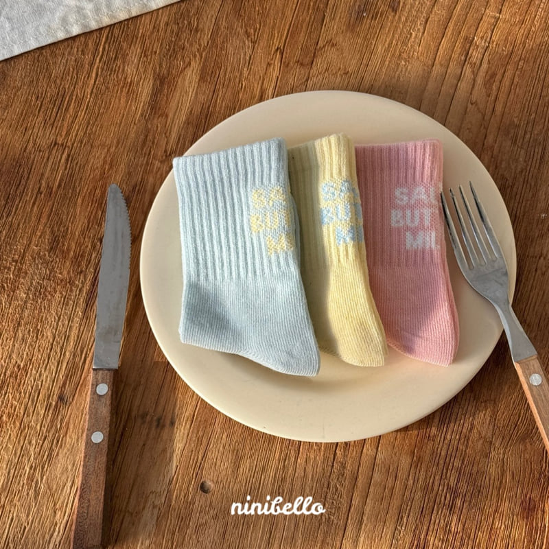 Ninibello - Korean Children Fashion - #prettylittlegirls - Solver Mill Socks Set - 4