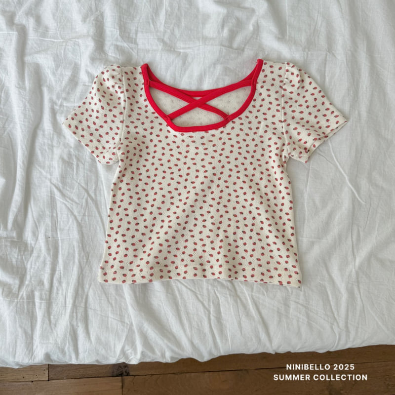 Ninibello - Korean Children Fashion - #childofig - Berry Bloom Tee - 4