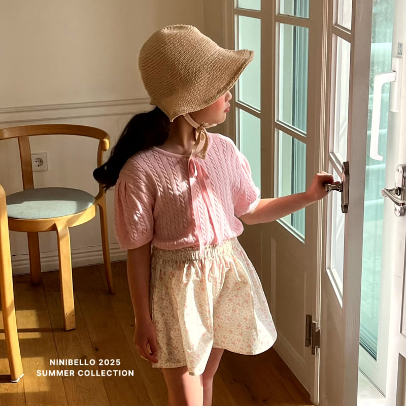Ninibello - Korean Children Fashion - #childofig - Claire Ribbon Short Sleeve Knit - 10