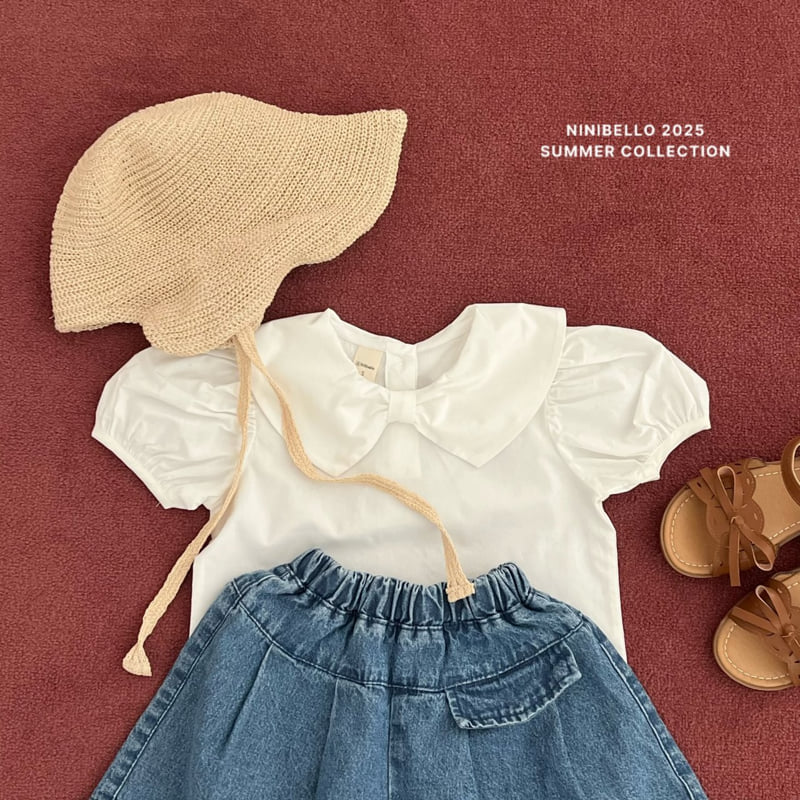 Ninibello - Korean Children Fashion - #childofig - Ribbon Collar Blouse - 9