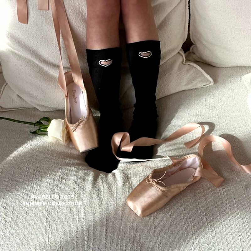 Ninibello - Korean Children Fashion - #childofig - Heart Punching Knee Socks - 6