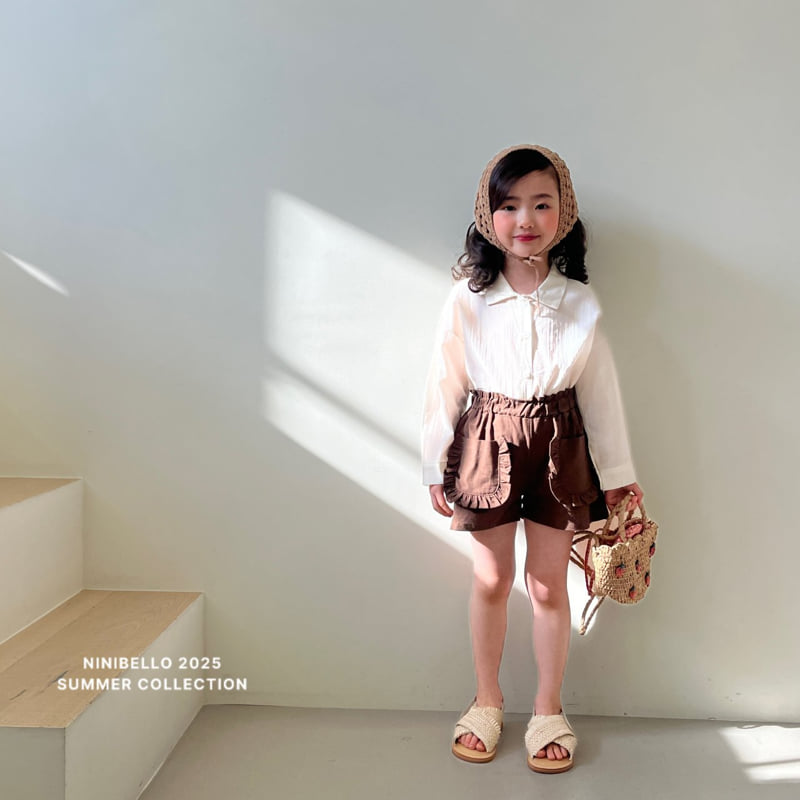 Ninibello - Korean Children Fashion - #childofig - Frill Pocket Pants - 9