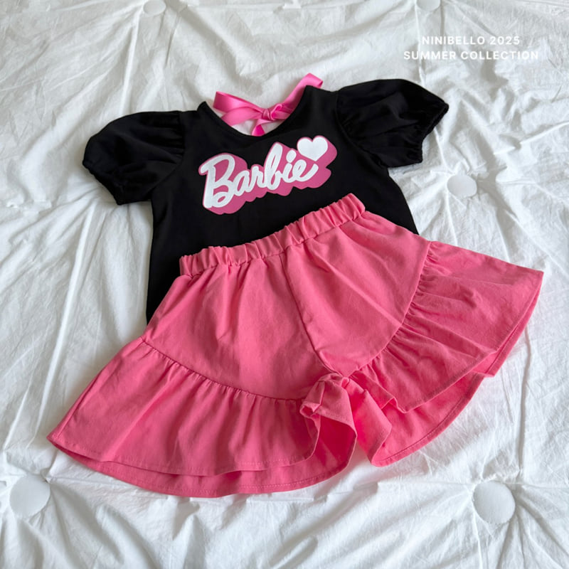 Ninibello - Korean Children Fashion - #childofig - Barbie Puff Tee - 8