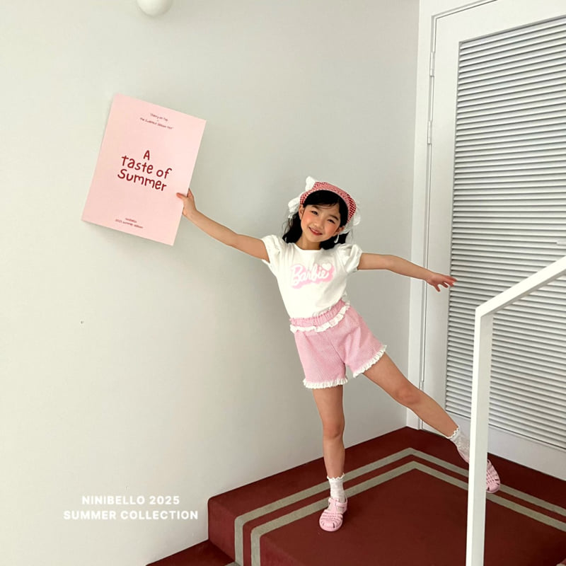 Ninibello - Korean Children Fashion - #childofig - Barbie Puff Tee - 9