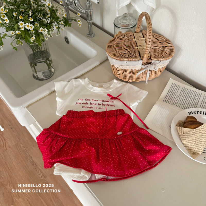 Ninibello - Korean Children Fashion - #childofig - Dot Chiffon Skirt - 7