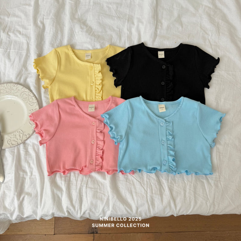 Ninibello - Korean Children Fashion - #childrensboutique - Candy Frill Cardigan