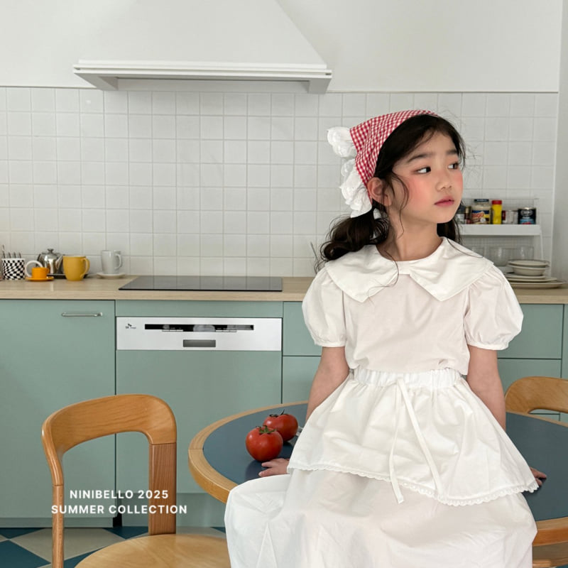 Ninibello - Korean Children Fashion - #childrensboutique - Ribbon Collar Blouse - 11