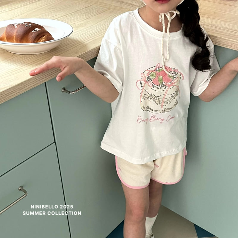 Ninibello - Korean Children Fashion - #childrensboutique - Strawberry Cake Tee - 10