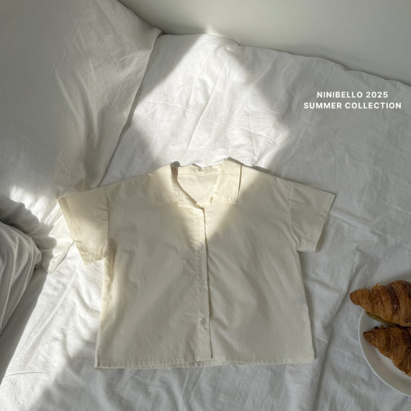 Ninibello - Korean Children Fashion - #childrensboutique - Plain Short Sleeve Shirt - 6