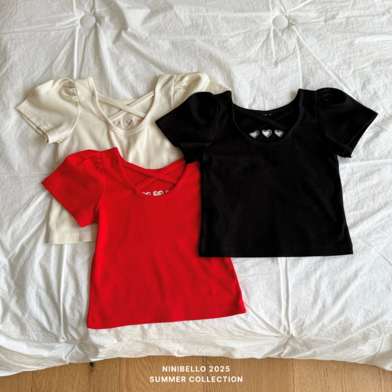 Ninibello - Korean Children Fashion - #childofig - Heart Punching X Tee - 4