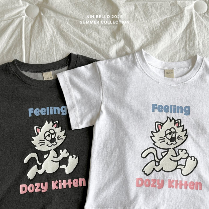 Ninibello - Korean Children Fashion - #childrensboutique - Dodge Kitten Tee