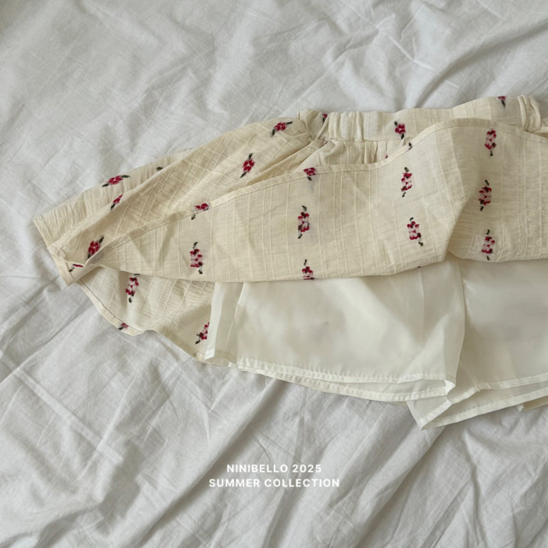 Ninibello - Korean Children Fashion - #childrensboutique - Lily Embroidery Skirt - 6