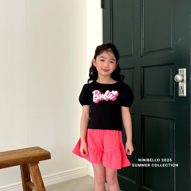 Ninibello - Korean Children Fashion - #designkidswear - Barbie Puff Tee - 11
