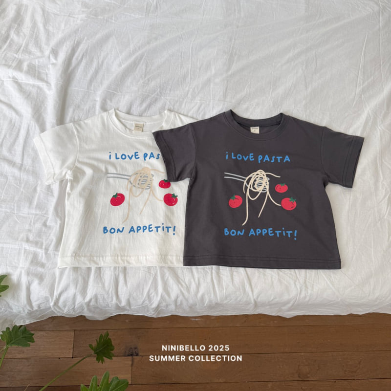 Ninibello - Korean Children Fashion - #designkidswear - Pasta Tee