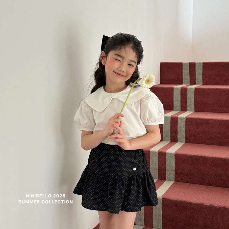 Ninibello - Korean Children Fashion - #discoveringself - Dot Chiffon Skirt - 11