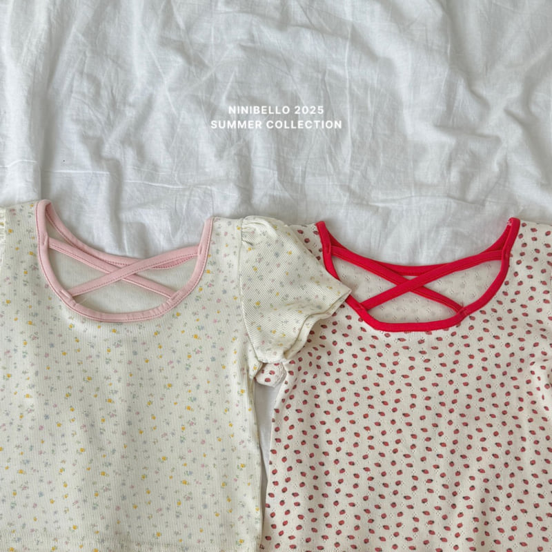 Ninibello - Korean Children Fashion - #fashionkids - Berry Bloom Tee - 8