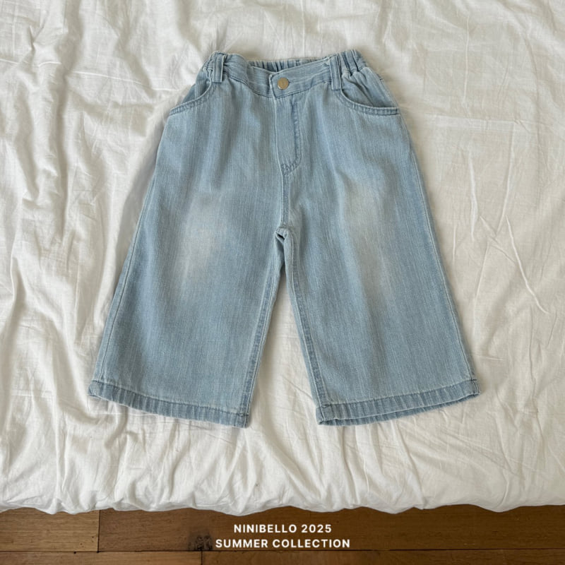 Ninibello - Korean Children Fashion - #fashionkids - Ice Denim Pants