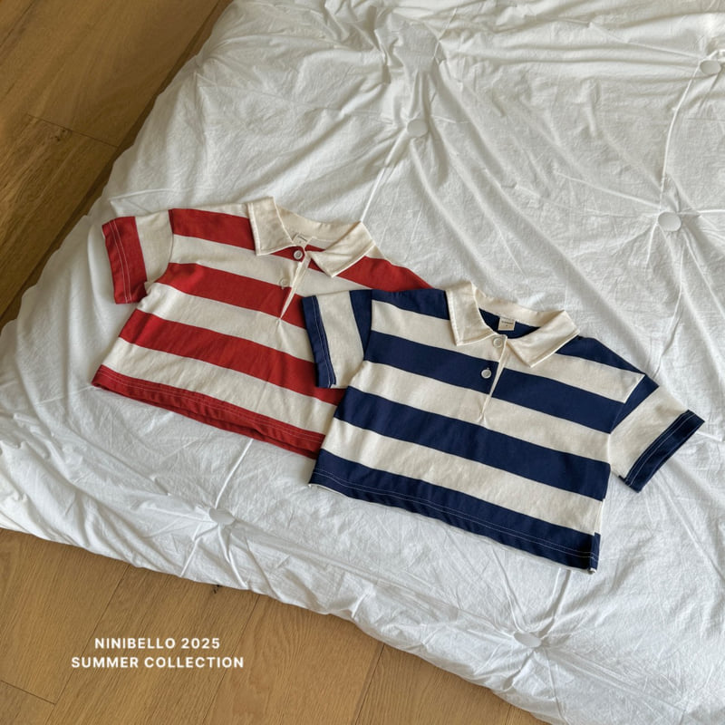 Ninibello - Korean Children Fashion - #fashionkids - Dipping Rugby Tee - 3