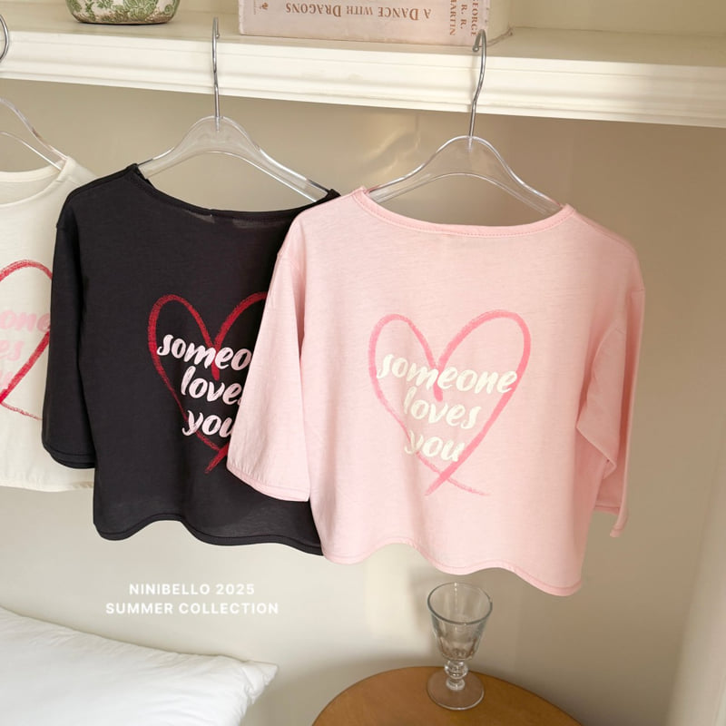 Ninibello - Korean Children Fashion - #discoveringself - Some One Heart Loose Tee - 4