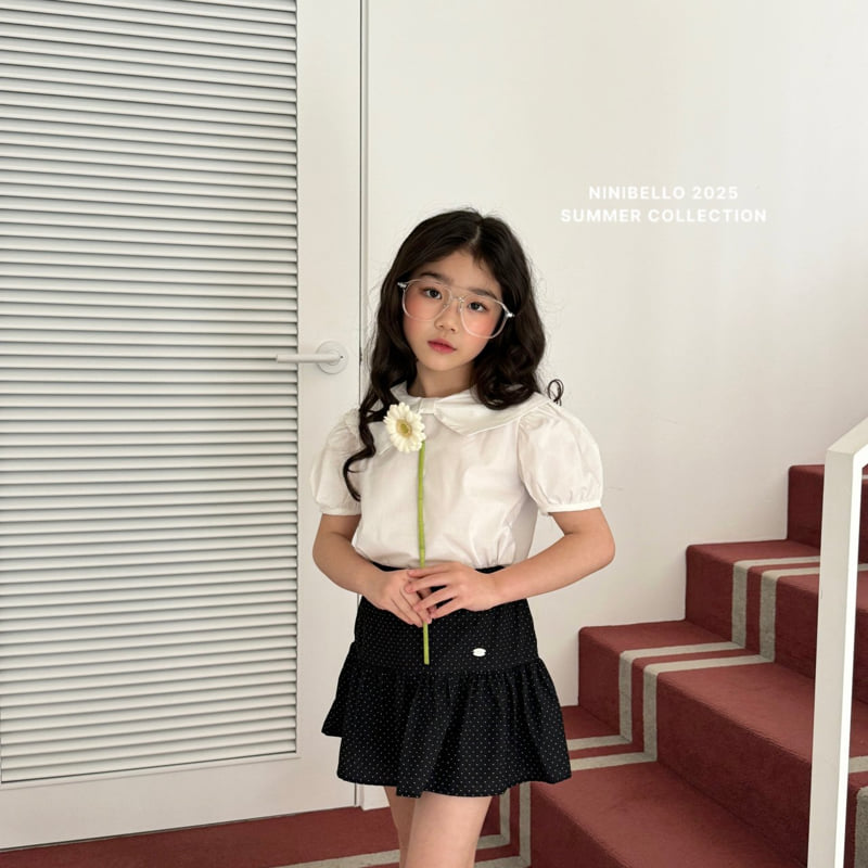 Ninibello - Korean Children Fashion - #fashionkids - Dot Chiffon Skirt - 12