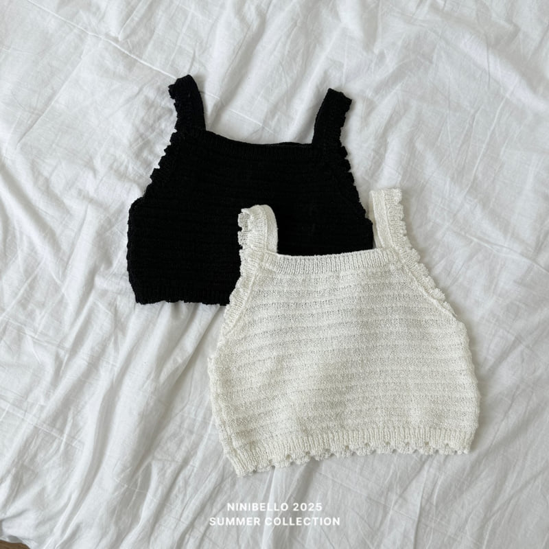Ninibello - Korean Children Fashion - #fashionkids - Cherry Pop Sleeveless Knit - 7