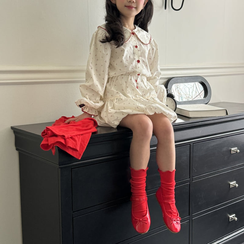 Ninibello - Korean Children Fashion - #kidsshorts - Heart Punching Knee Socks - 12