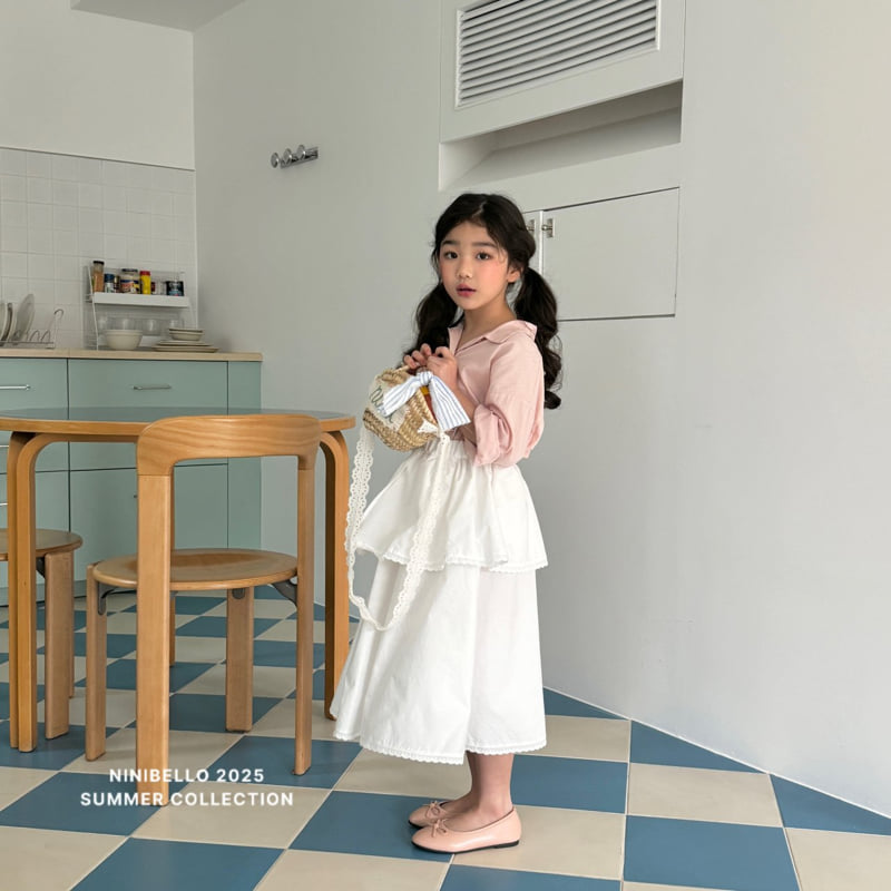 Ninibello - Korean Children Fashion - #kidsshorts - Apron Long Skirt - 12