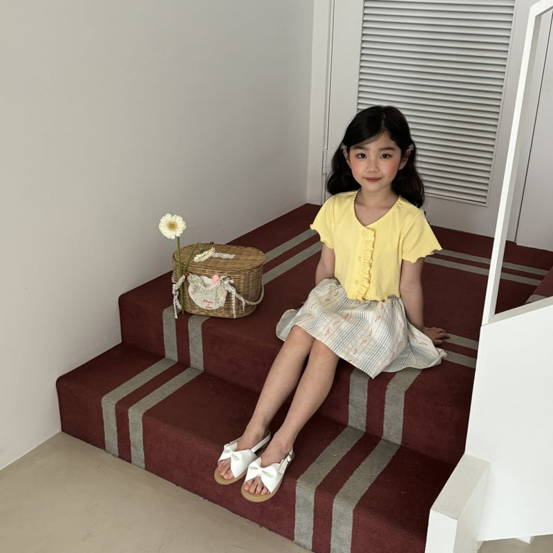 Ninibello - Korean Children Fashion - #kidsshorts - Lily Embroidery Skirt - 10