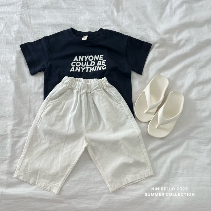 Ninibello - Korean Children Fashion - #kidsstore - Any One Lettering Tee - 8