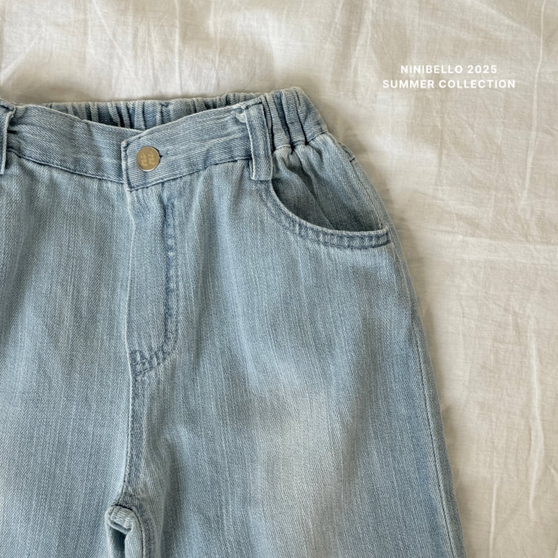 Ninibello - Korean Children Fashion - #kidsstore - Ice Denim Pants - 3
