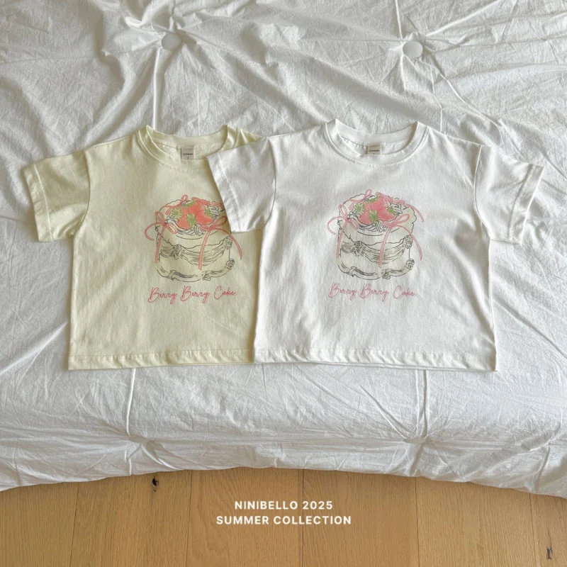 Ninibello - Korean Children Fashion - #kidsstore - Strawberry Cake Tee