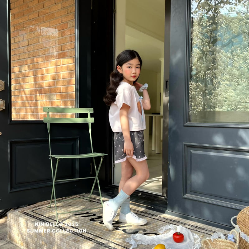 Ninibello - Korean Children Fashion - #kidsstore - Lace Ribbon Short Pants - 10