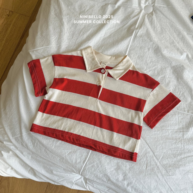 Ninibello - Korean Children Fashion - #kidsstore - Dipping Rugby Tee - 5