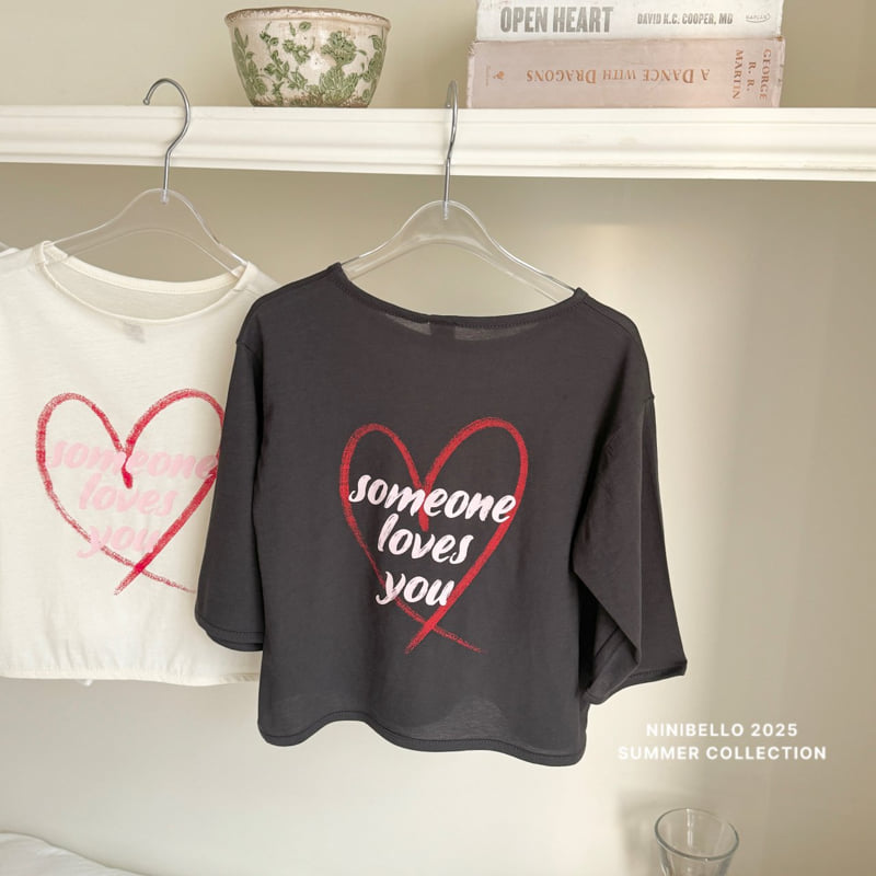 Ninibello - Korean Children Fashion - #kidsstore - Some One Heart Loose Tee - 6