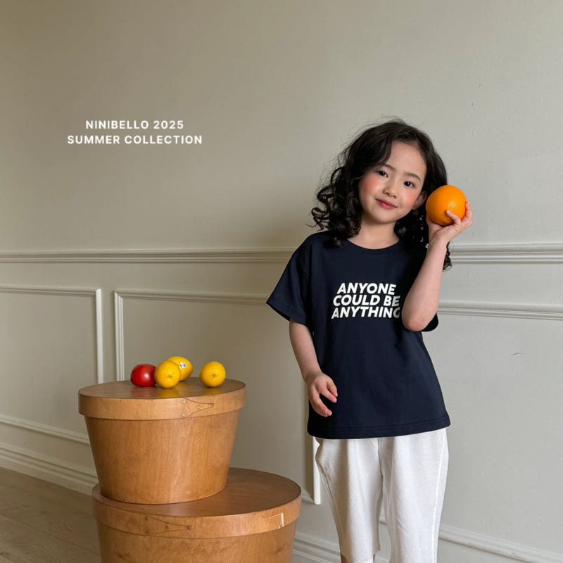 Ninibello - Korean Children Fashion - #kidzfashiontrend - Any One Lettering Tee - 9