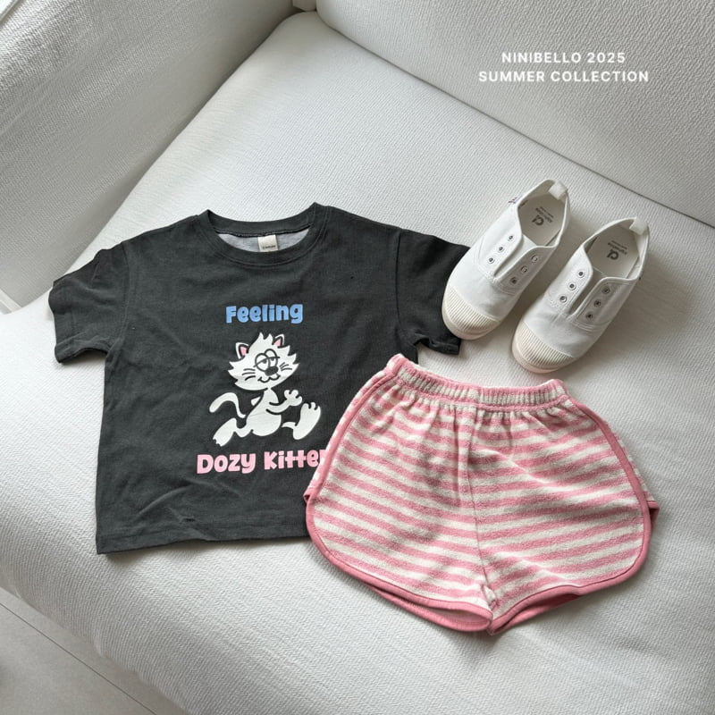 Ninibello - Korean Children Fashion - #kidzfashiontrend - Dodge Kitten Tee - 7