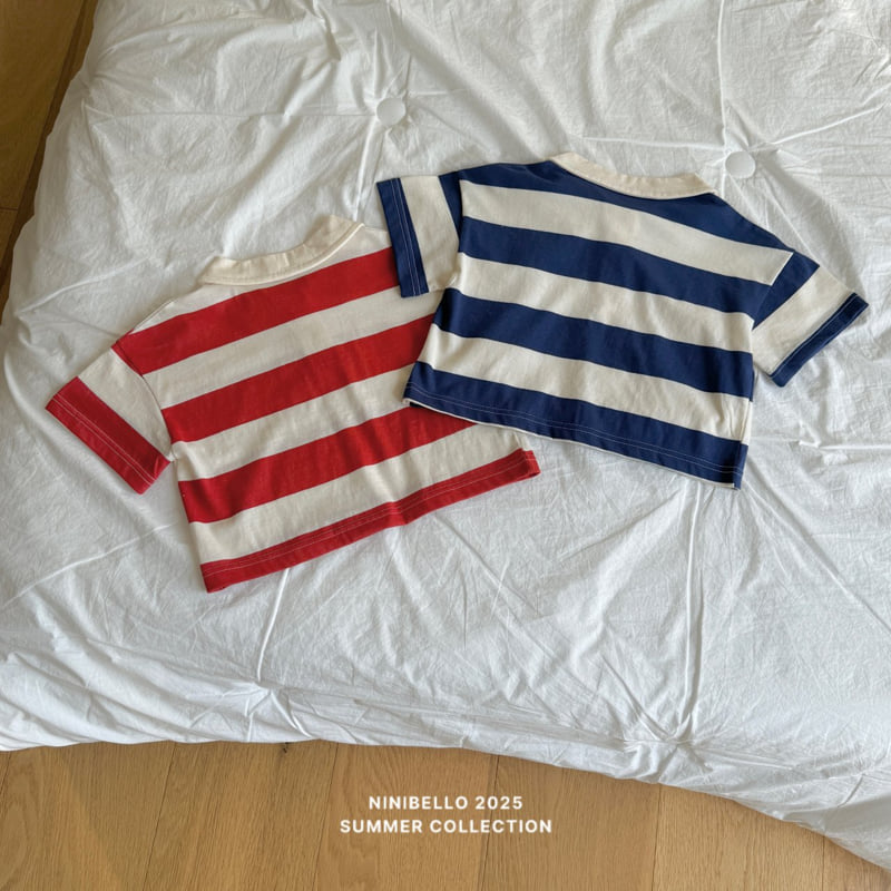 Ninibello - Korean Children Fashion - #kidzfashiontrend - Dipping Rugby Tee - 6