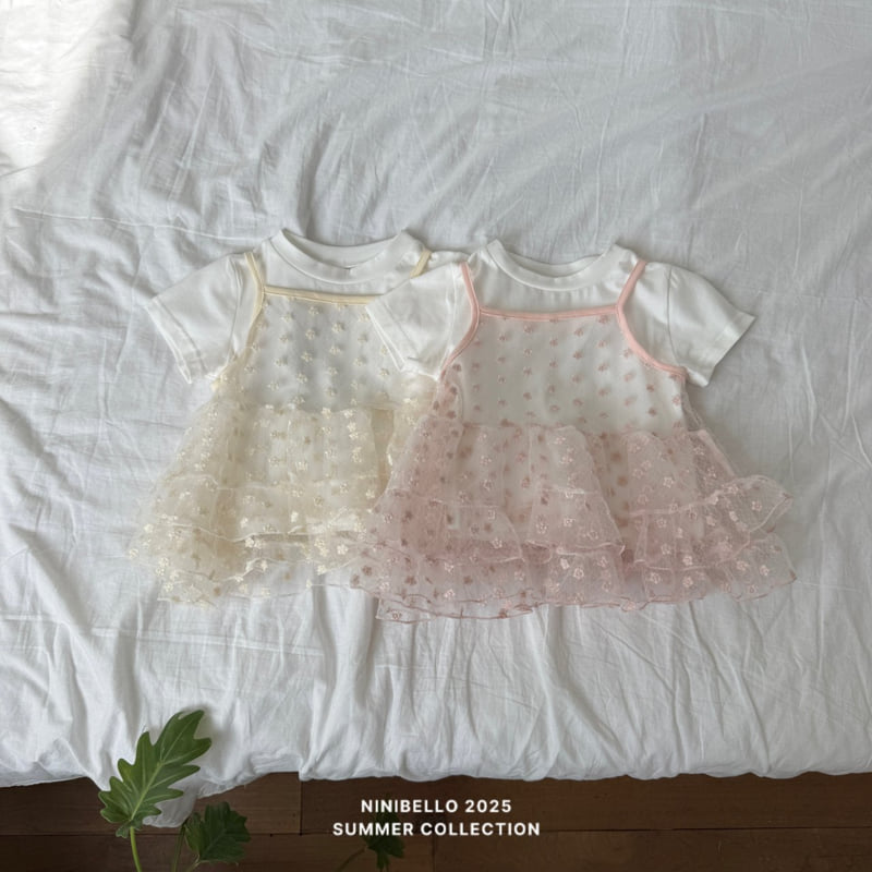 Ninibello - Korean Children Fashion - #kidzfashiontrend - Blooming Layered Set