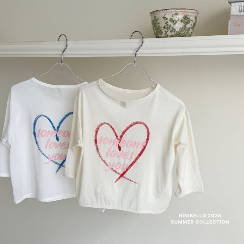 Ninibello - Korean Children Fashion - #kidzfashiontrend - Some One Heart Loose Tee - 7