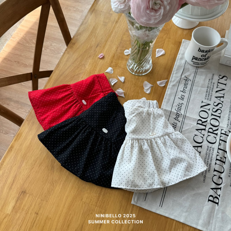 Ninibello - Korean Children Fashion - #kidzfashiontrend - Dot Chiffon Skirt