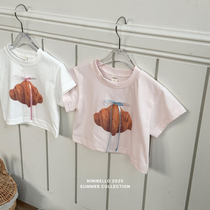 Ninibello - Korean Children Fashion - #kidzfashiontrend - Croissant Crop Tee - 5