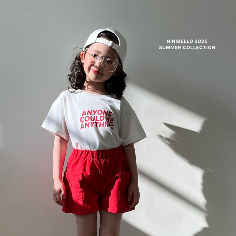 Ninibello - Korean Children Fashion - #littlefashionista - Any One Lettering Tee - 11